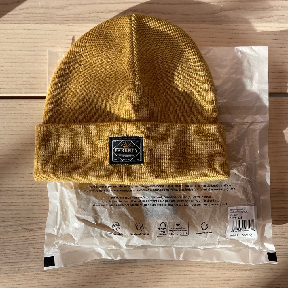 Faherty Merino Workwear Beanie